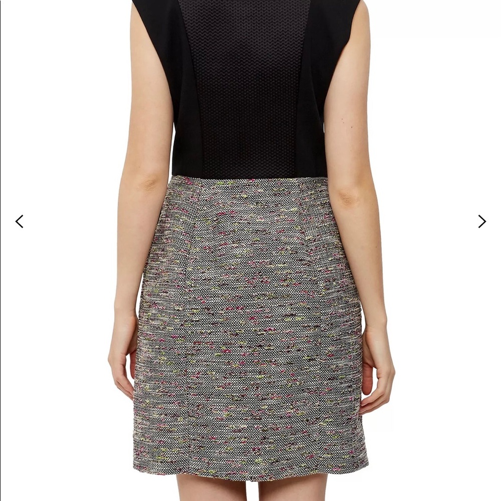 Ted Baker London Kyokod Boucle Zip Front Dress - Picture 3 of 11